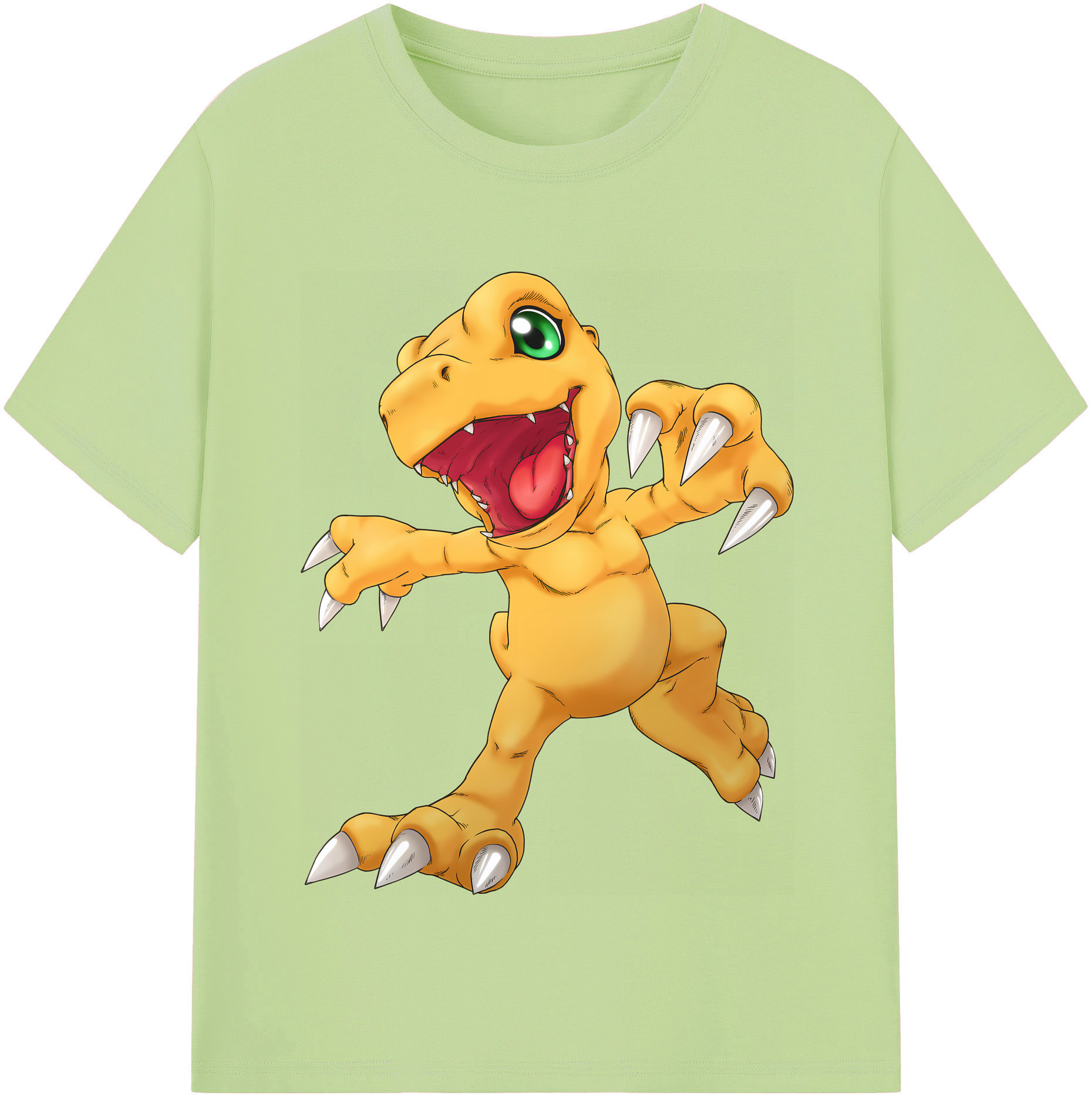 （画像用） Digimon デジタルモンスター/デジモン 綿100％半袖Tシャツ（フロントプリント）